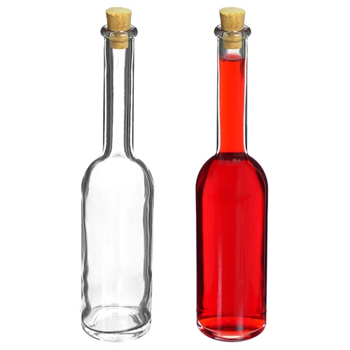 Μπουκάλι για λικέρ 100 ml 6 τεμ.+ 6 πώματα φελλού - 6