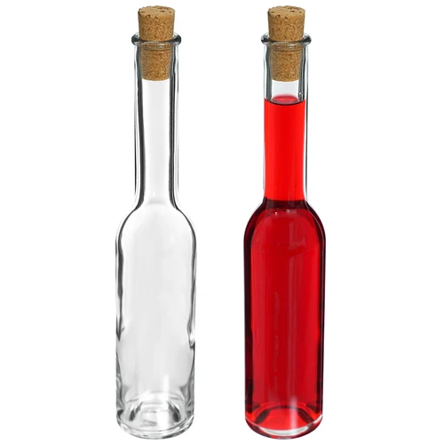 Μπουκάλι για λικέρ 200 ml 6 τεμ.+ 6 φελλοί 23/18 - 6