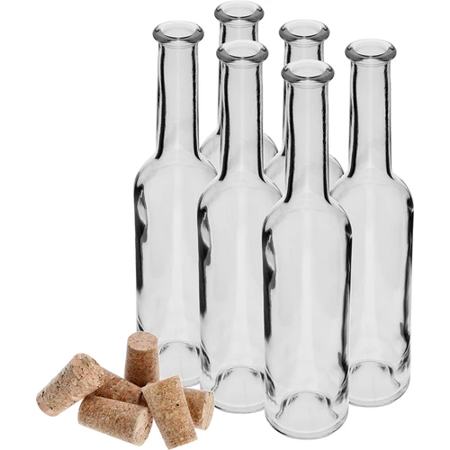 Μπουκάλι για λικέρ 350 ml 6 τεμ.+ 6 φελλούς - 3