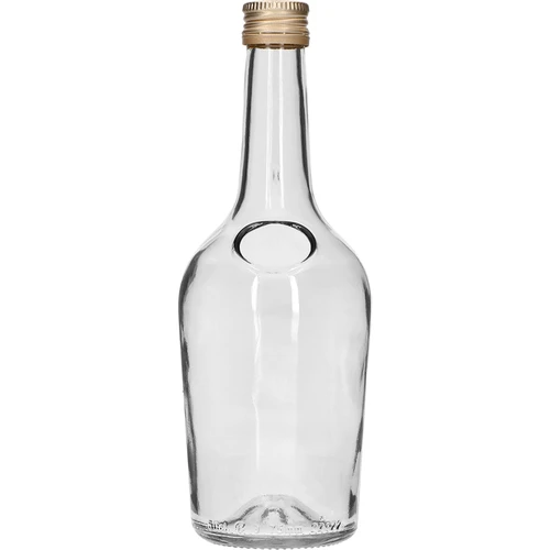 Μπουκάλι GLORIA 0,5 L, με χρυσό βιδωτό καπάκι Φ28, 1 τεμ.