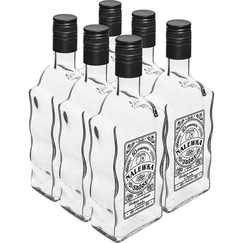 Μπουκάλι Klasztorna 500 ml με βιδωτό καπάκι, εκτύπωση «Nalewka», 1 τεμ. - 4