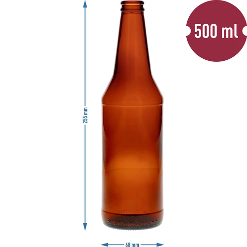Μπουκάλι μπύρας 500 ml - συσκευασία 8 τεμ. - 4