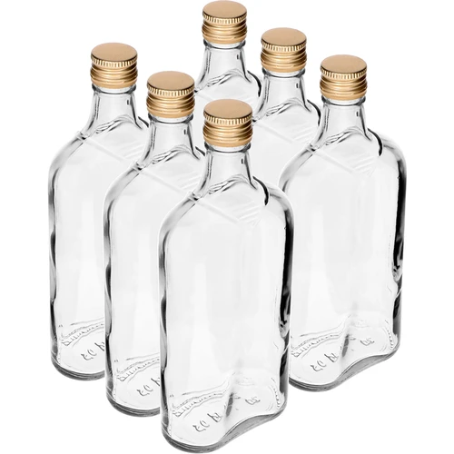 Μπουκάλι τύπου φλασκί 500 ml με βιδωτό πώμα, 6 τεμ. - 9