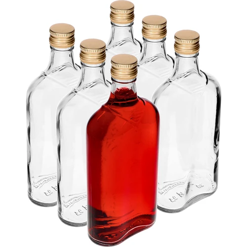 Μπουκάλι τύπου φλασκί 500 ml με βιδωτό πώμα, 6 τεμ. - 8