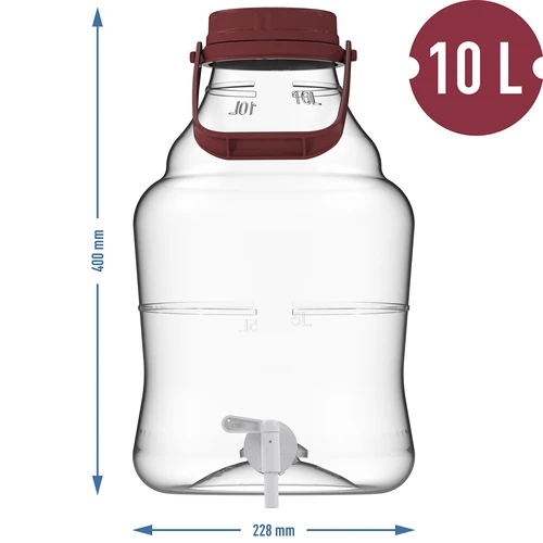 Νταμιτζάνα 10 L με λαβή και βρυσάκι - 13