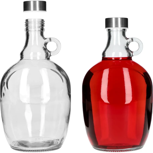 Νταμιτζάνα Dama 1,5 L, με μεταλλικό καπάκι Ø 43 mm και λαβή - 3
