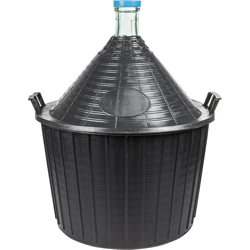 Νταμιτζάνα για κρασί 54 L με πλαστικό καλάθι