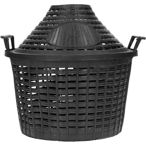 Ντεμιζόνι για κρασί 5L με πλαστικό καλάθι - 5