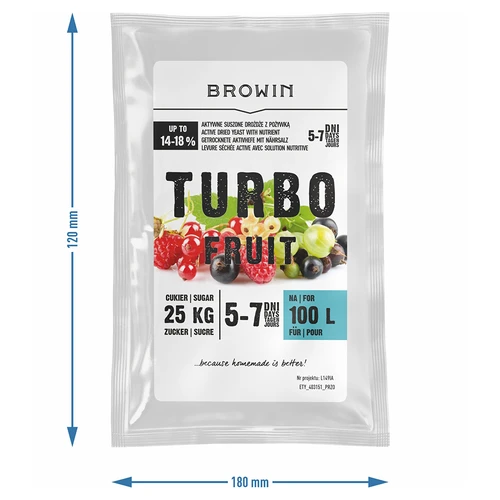 Οινολογικές ζύμες Turbo Fruit 5-7 ημέρες 100 L - 3