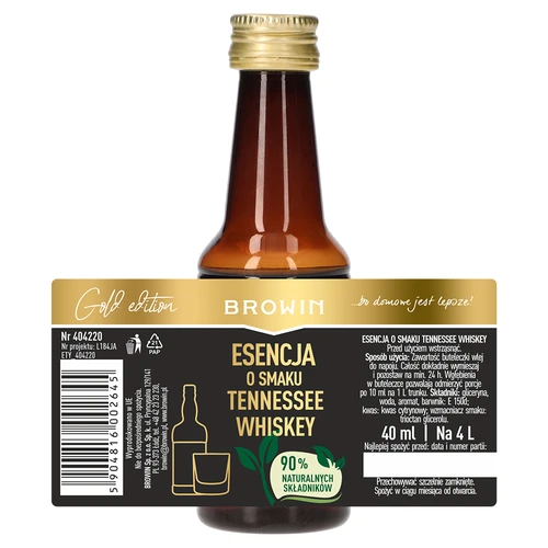 Εσάνς με γεύση Tennessee Whiskey για 4 L - 40 ml - 7