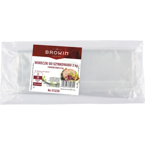 Πλαστικά σακουλάκια για συσκευή παρασκευής ζαμπόν 3,0 kg - 20 τεμ.