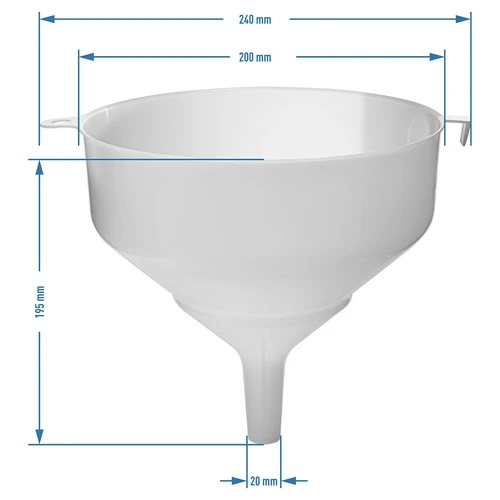 Πλαστικό χωνί Ø20 cm - 2