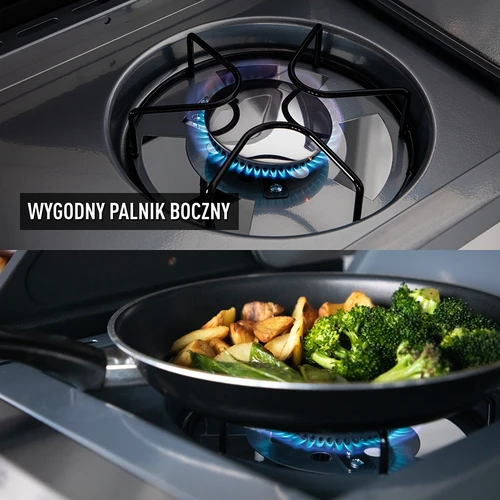 Ψησταριά αερίου dragON BBQ201, 18,8 kW, ασημί - 7
