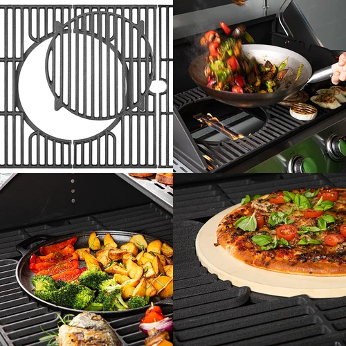 Ψησταριά αερίου dragON BBQ201, 18,8 kW, ασημί - 10
