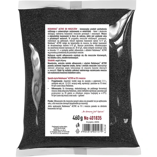 Redukwas® Active για μούστους - ρυθμιστής οξύτητας, 460 g - 2