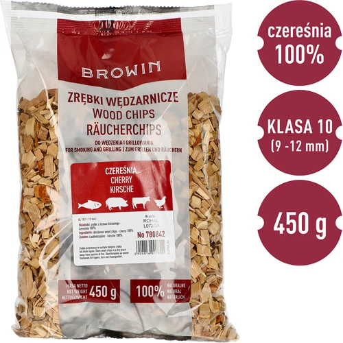 Ροκανίδια για κάπνισμα/γκριλ, κερασιά, 450 g, κλ. 10 - 3