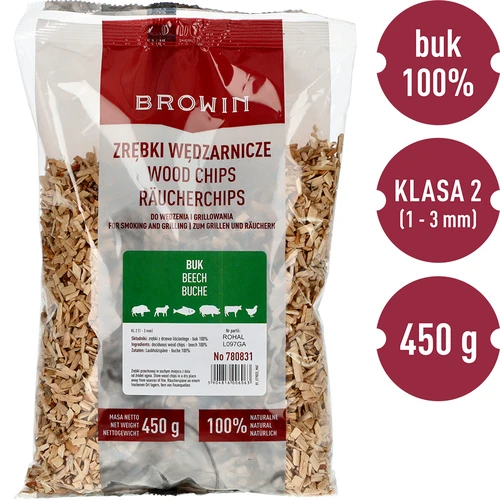 Ροκανίδια καπνίσματος (100% Οξιά) κλ. 2 - 450 g x5 - 3