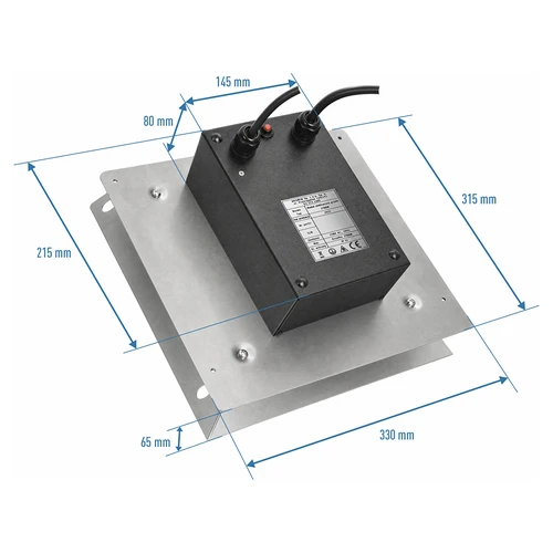 Σετ μονάδων με ελεγκτή Wi‑Fi dragON IQ 2,7 kW, για καπνιστήρια κήπου - 6