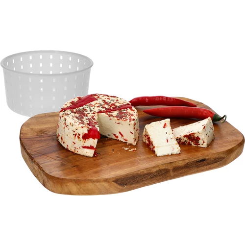 Στρογγυλό καλούπι τυροκομίας Ø 13 x 7 cm για 800 g - 6