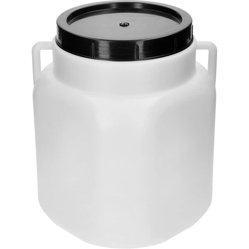 Τετράγωνο βαρέλι 20 L, λευκό, με χειρολαβές, Sterk