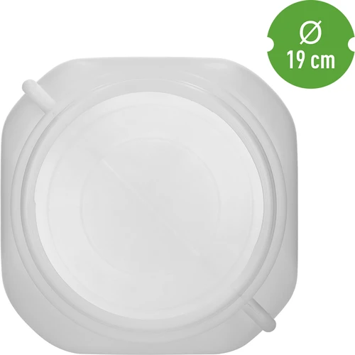 Τετράγωνο βαρέλι 20 L, λευκό, με χειρολαβές, Sterk - 5