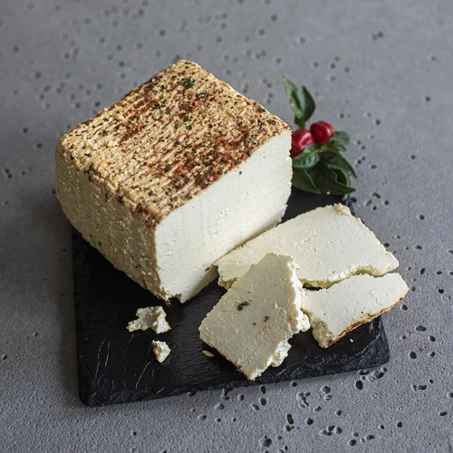 Τετράγωνο καλούπι τυροκομίας 11 x 11 x 8,5 cm για 500 g - 4