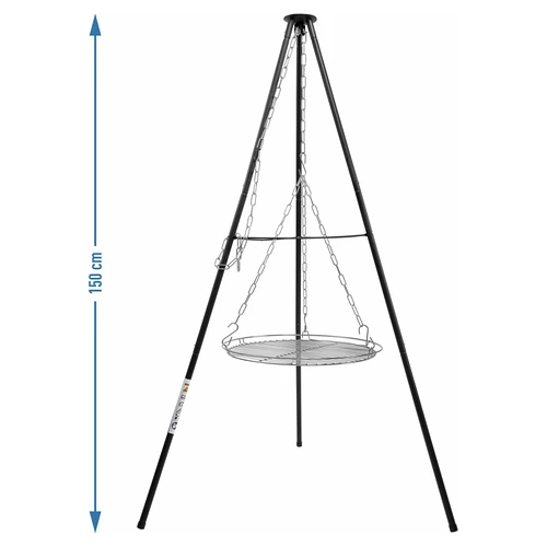 Τρίποδο για φωτιά με σχάρα, 150 cm - 5