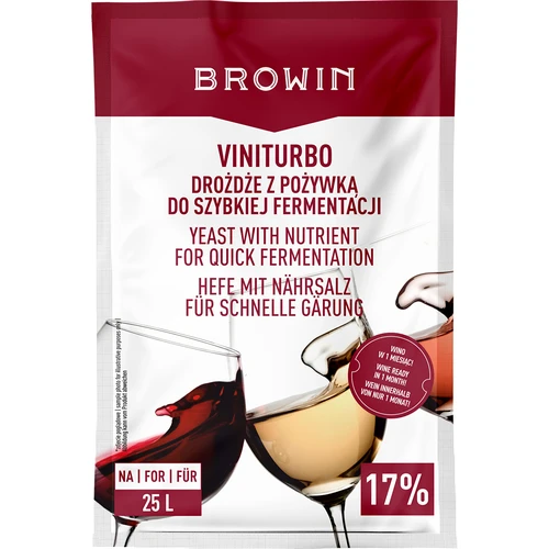 ViniTurbo - ζύμες για ταχεία ζύμωση, 20 g