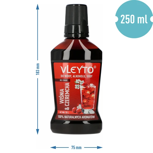 VLEYTO Κεράσι & Αγριοκερασιά – εσάνς γεύσης με φυσικά αρώματα, 250 ml - 5