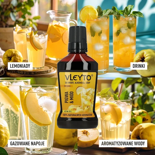 VLEYTO Κυδώνι & Μέλι – γευστική εσάνς με φυσικά αρώματα, 250 ml - 7