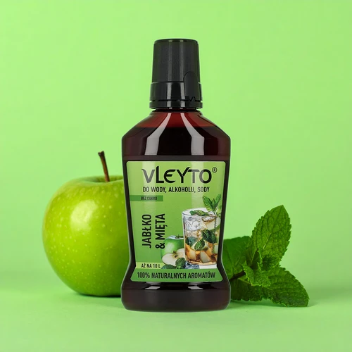 VLEYTO Μέντα & Μήλο – γευστική εσάνς με φυσικά αρώματα, 250 ml - 4