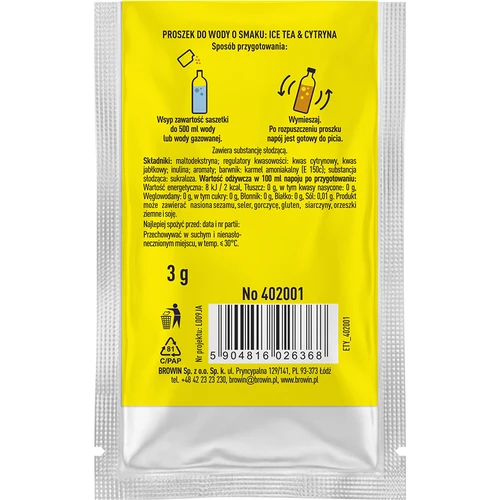 Vsypto Ice Tea Λεμόνι - σετ 15x3g - 6