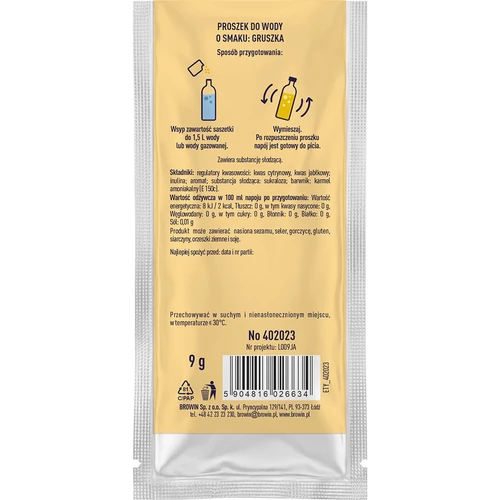 VSYPTO με γεύση αχλάδι, 9 g - 3