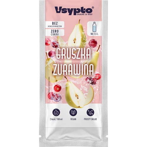 VSYPTO με γεύση αχλάδι-κράνμπερι, 9g - 2