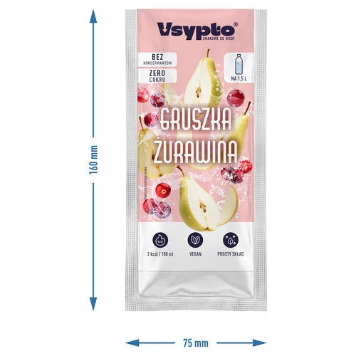 VSYPTO με γεύση αχλάδι-κράνμπερι, 9g - 4