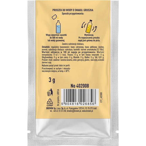 VSYPTO με γεύση αχλαδιού, 3 g - 3