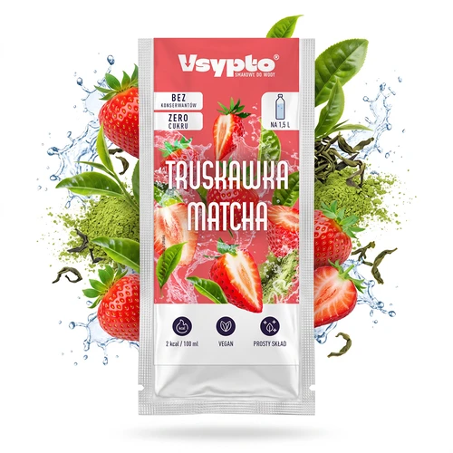 VSYPTO με γεύση Φράουλα Matcha, 9 g