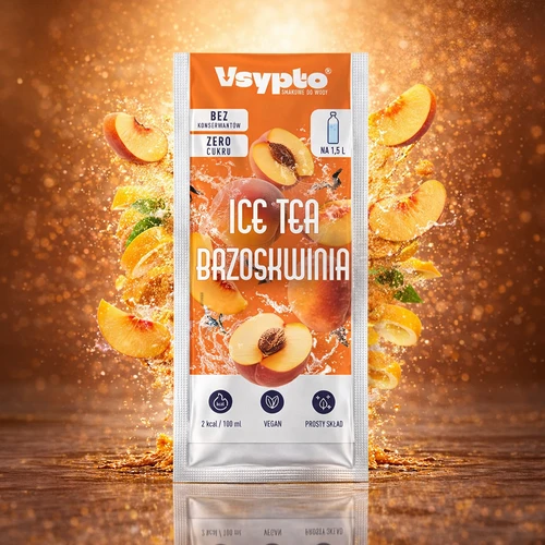 VSYPTO με γεύση Ice Tea Ροδάκινο, 9g - 5