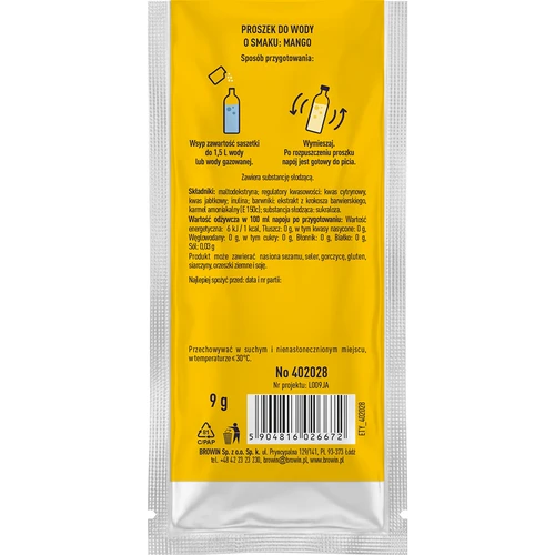 VSYPTO με γεύση μάνγκο, 9g - 3