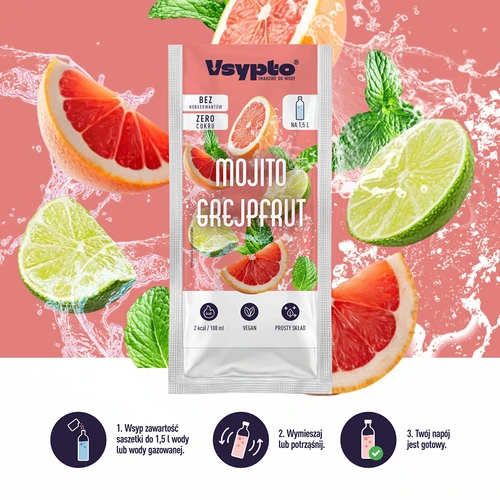 VSYPTO με γεύση Μοχίτο Γκρέιπφρουτ, 9 g - 6