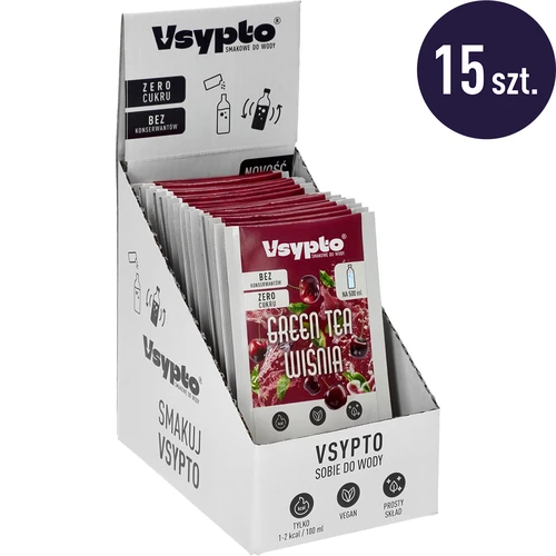 VSYPTO με γεύση Πράσινο Τσάι & Βύσσινο, 3g - 10
