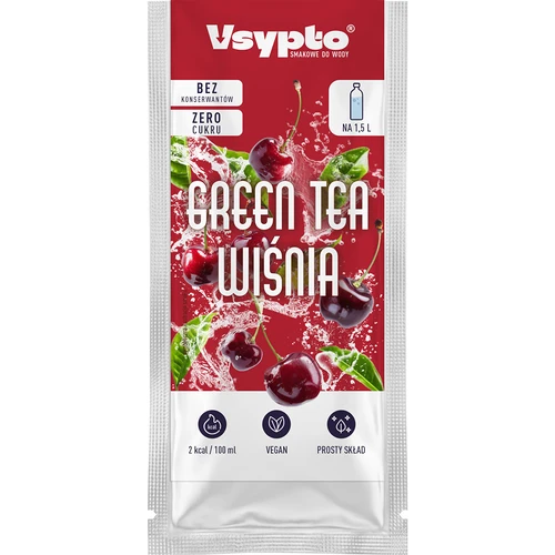 VSYPTO με γεύση Πράσινο Τσάι & Κεράσι, 9 g - 2