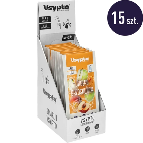 Vsypto Μήλο Ροδάκινο - σετ 15x9g - 2