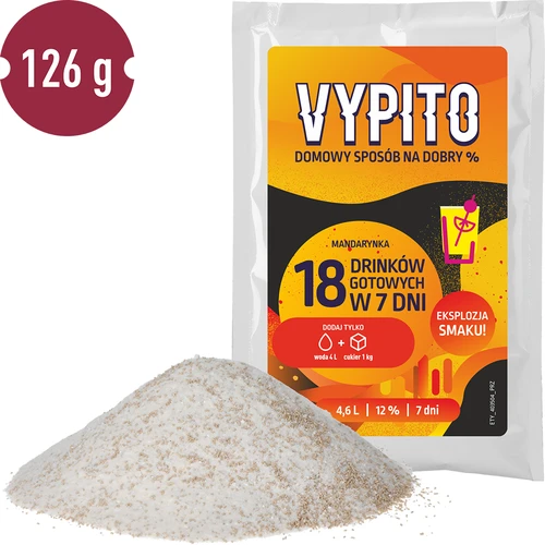 VYPITO 12%, φακελάκι για 18 κοκτέιλ - Μανταρίνι, 126g - 3