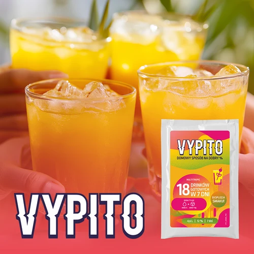 VYPITO 12%, φακελάκι για 18 κοκτέιλ – Multitropic, 126g - 6