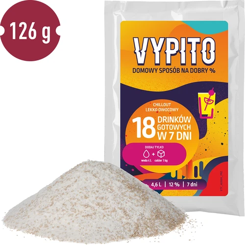 VYPITO 12%, φακελάκι για 18 ποτά - Chillout ελαφρώς φρουτώδες, 126 g - 3