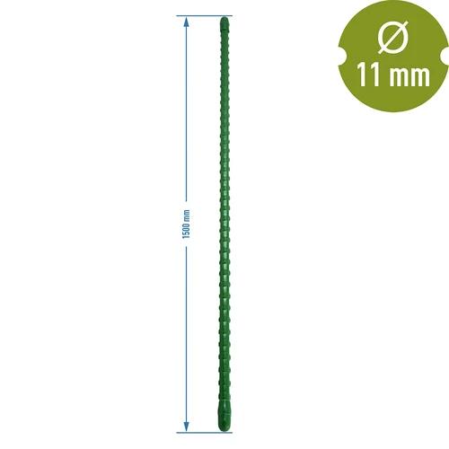 Χαλύβδινος πασσάλος με επικάλυψη PE 1,5 m x 11 mm - 2