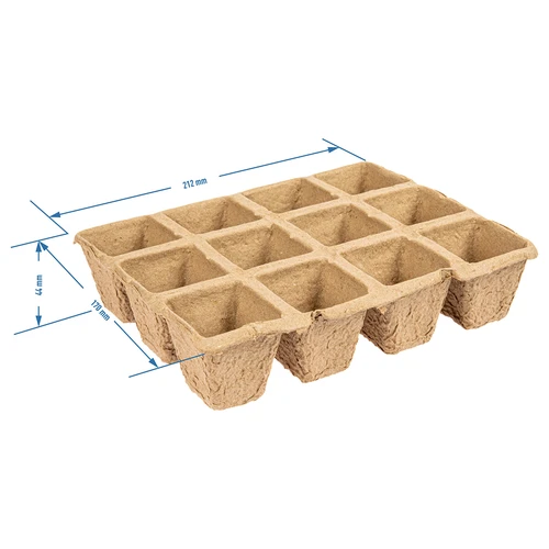 Χάρτινες γλάστρες 4,5 x 5 x 4,5, σετ 5 τεμ. - 4
