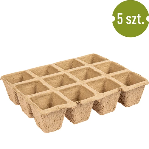 Χάρτινες γλάστρες 4,5 x 5 x 4,5, σετ 5 τεμ. - 3