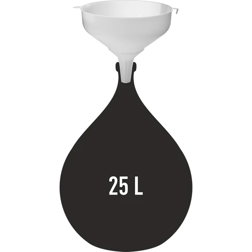 Χωνί πλαστικό λευκό Ø 25 cm - 2